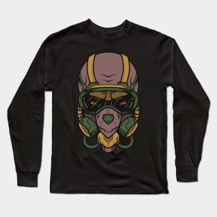 Respirator Skull Long Sleeve T-Shirt